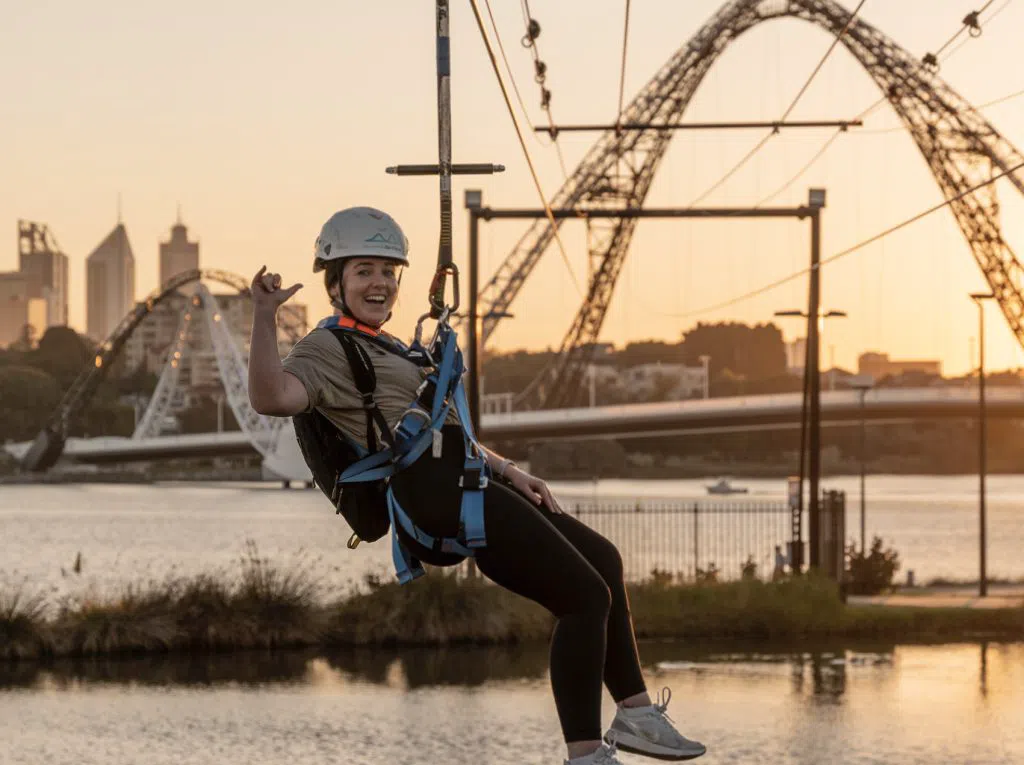 Matagarup Zip + Climb, Perth