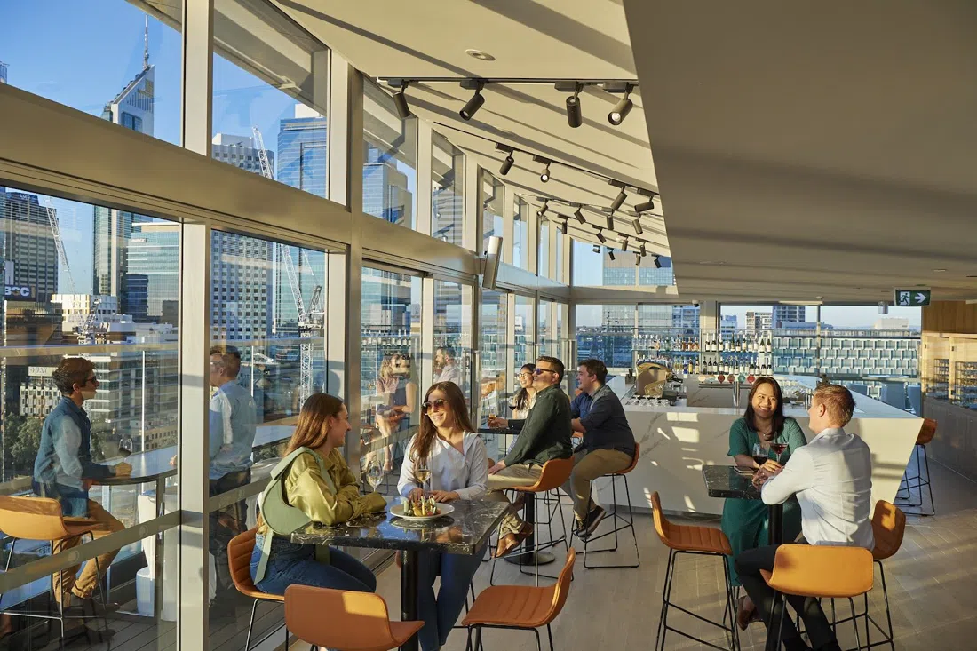 18 Knots Rooftop Bar, Perth