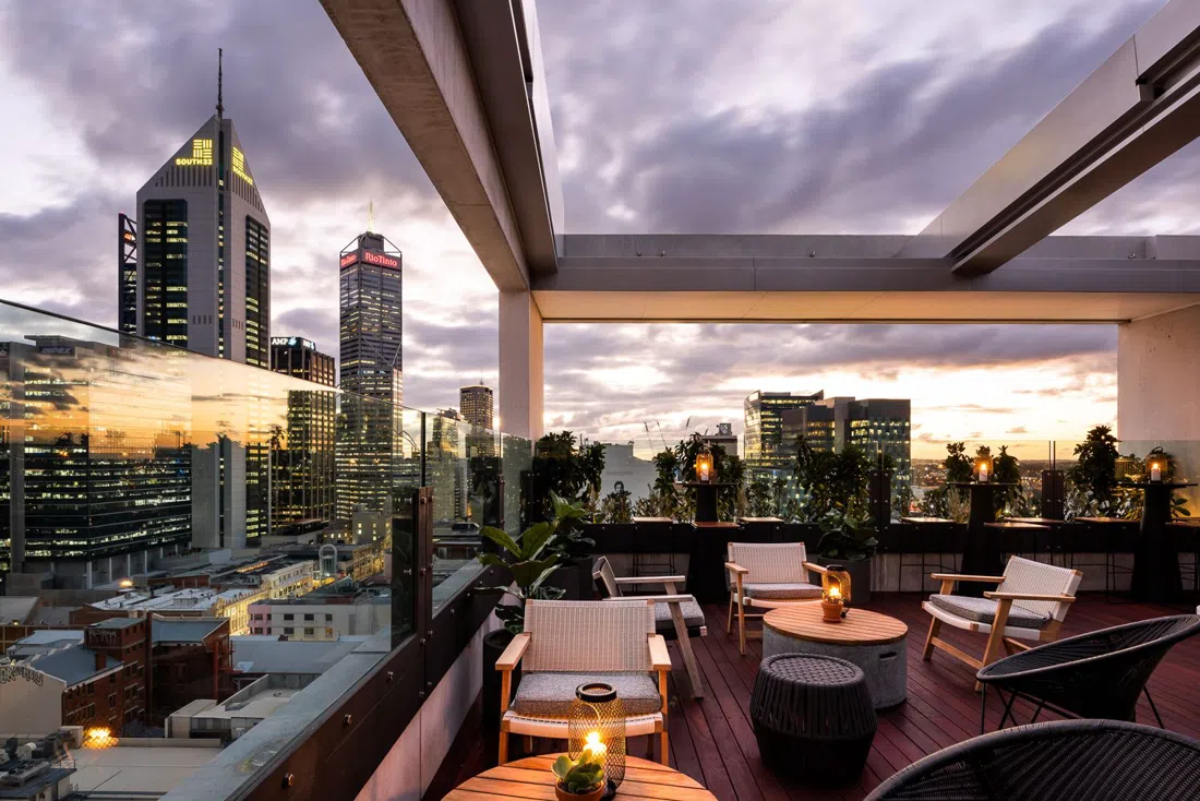 Rooftop at QT, Perth